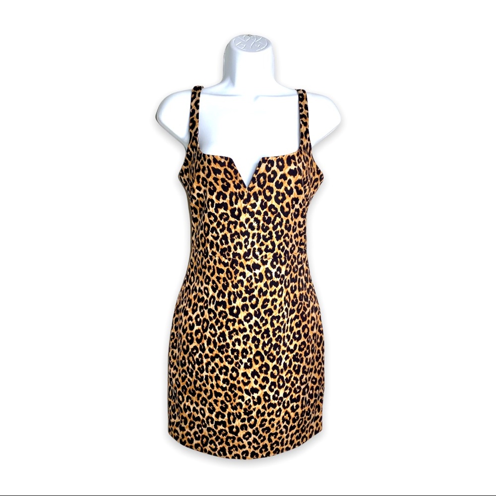 LIKELY Leopard Constance Mini Dress Leopard Animal Print Blogger SZ 0 NWT $168